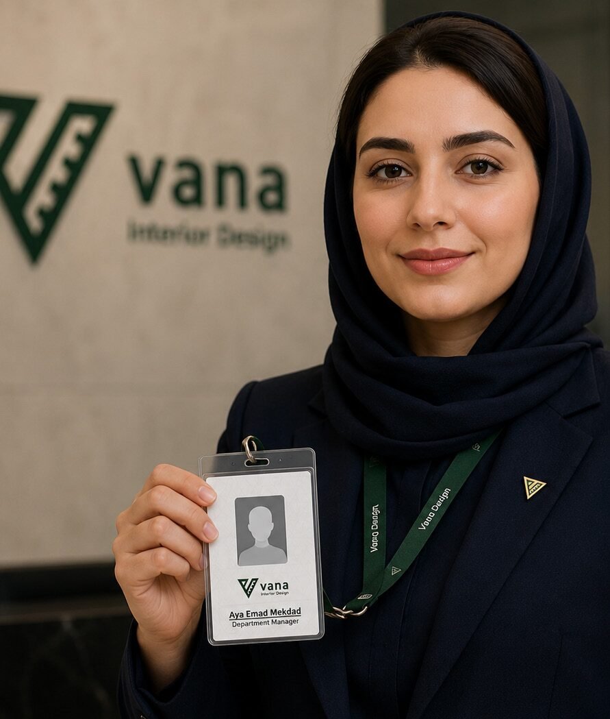 Vana Interior Design team member at the Erbil studio